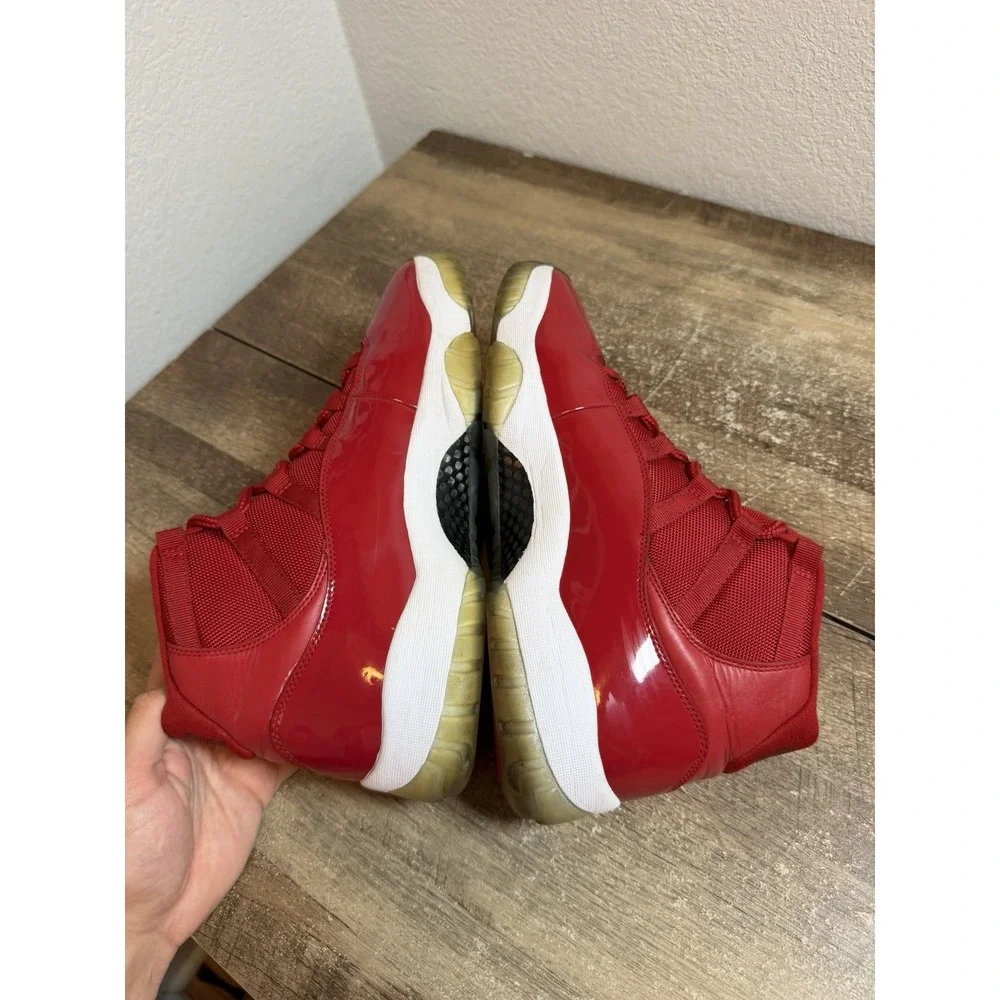 Nike Air Jordan 11 Retro 'Win Like '96' 378037-623 Men's Size 12 Shoes Sneakers